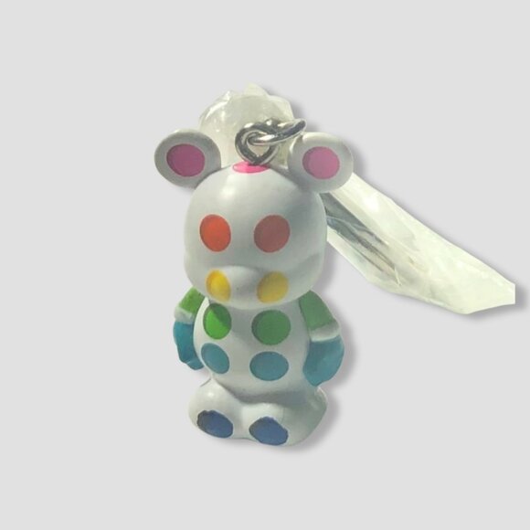 NWOT Rare Disney Vinylmation Series 8 Keychain Goofy's Candy Co Polka Dot - Picture 1 of 7